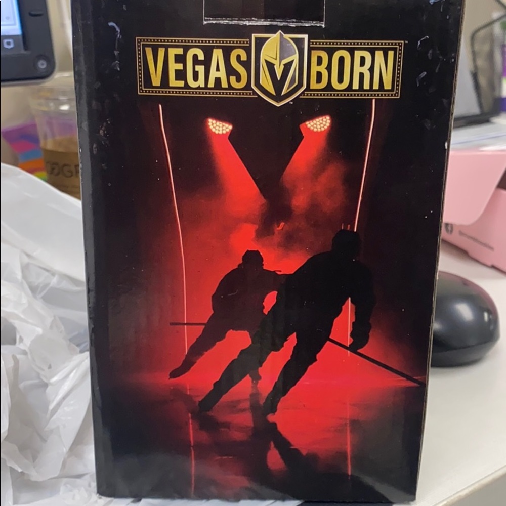 Golden Knights mini light up helmet